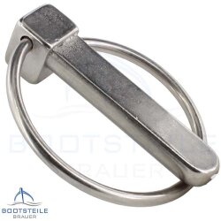 Goupille clip 6,0 mm - acier inoxydable A4 - AISI 316