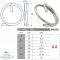 Ring pin 1,5 x 18 mm - Stainless steel V4A