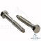 Hexagon head wood screws DIN 571 - Stainless Steel V2A