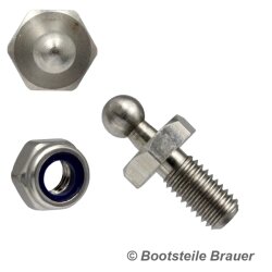 LOXX®  screw M5 x 10 mm-Stainless steel AISI 303 with...