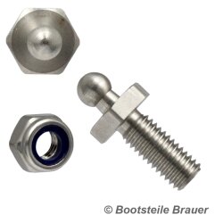 LOXX Schraube M5 x 12 mm - Edelstahl AISI 303 mit...