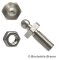 LOXX® screw M5 x 12 mm-Stainless steel AISI 303 with hexagon nut M5 DIN 934 A2