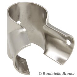 T-Verbindung 90 °, OFFEN Feinguss poliert 22MM -...