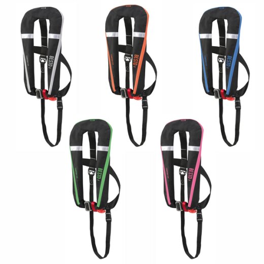 Rettungsweste BESTO COMFORT FIT 165 N automatisch mit Lifebelt Lifejacket 3D Heck