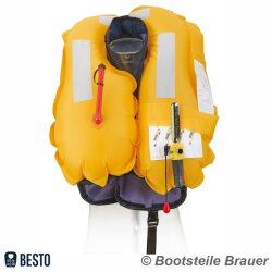 Automatische Rettungsweste Besto Comfort Fit 165N mit LB schwarz/grau