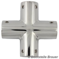 4-WEGE-VERBINDUNG 22 MM - Edelstahl V4A