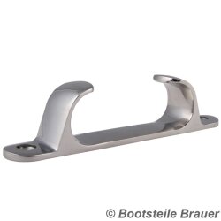 Cleat with straight chocks 5113 - 127 mm, straight - stainless steel A4 (AISI 316)