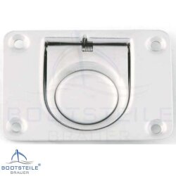Flush Aufzug Ringe Stanzbleche Metall 76x57 mm, AISI / A2